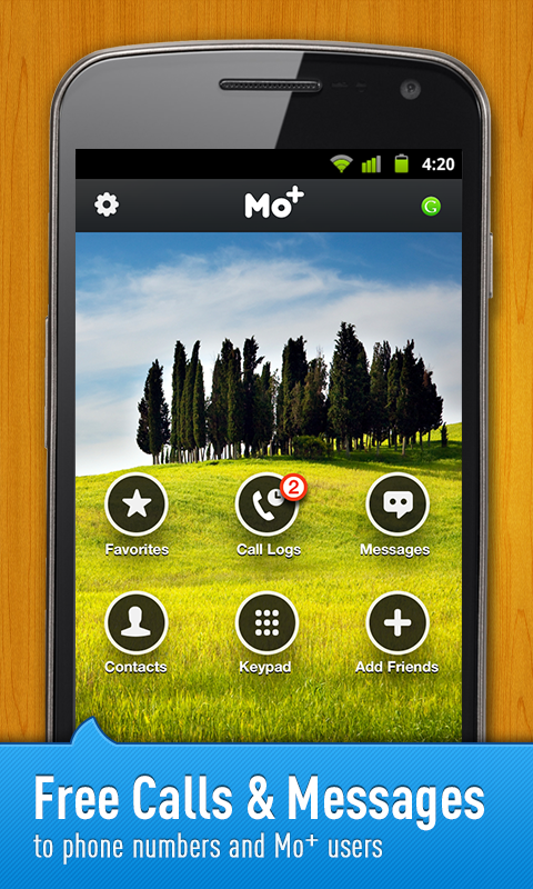 Free Calls &amp; Text by Mo+ Screen 1