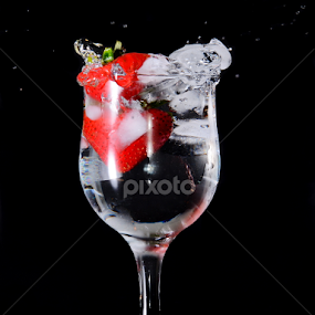 Strawberry Ice Splash by Sarath Sankar - Food & Drink Fruits & Vegetables