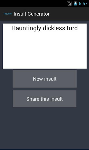 Insult Generator