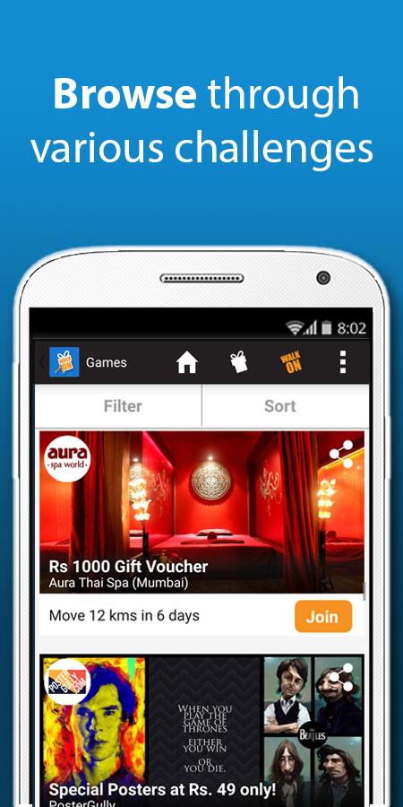    WalkOn - Earn Fitness Rewards- screenshot  