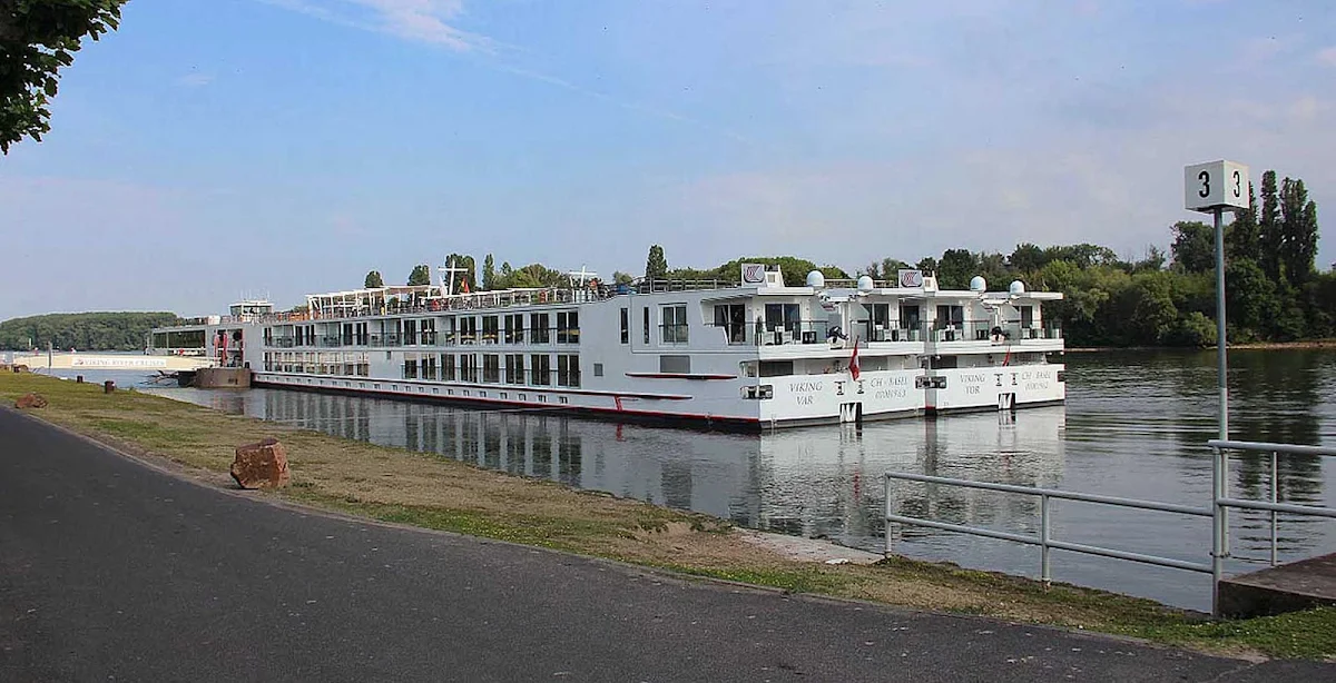 Viking-Var-Tor-Rudesheim - Viking Var and Viking Tor cozying up in Rüdesheim, Germany.