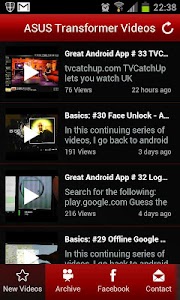 Nexus 7 and Transformer Videos screenshot 3