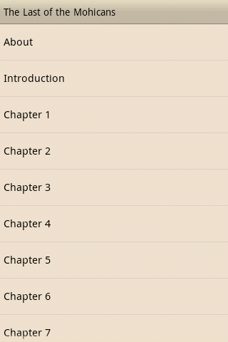 【免費書籍App】The Last of the Mohicans-APP點子