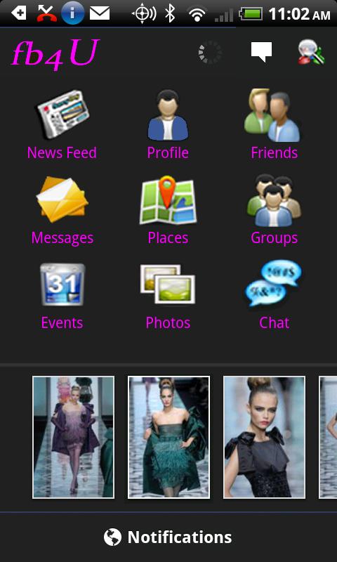 Android application FB4U v10 screenshort