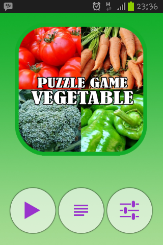 Puzzle Game Vegetable