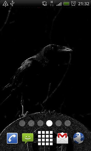 Black Crow Live Wallpaper