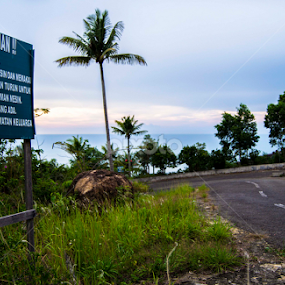 warning by Shihab Qurtuby - Landscapes Travel