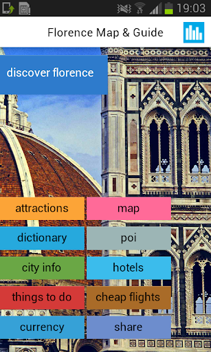 フィレンツェオフライン地図とガイド