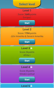 Zemích Světa Na Mapě Quiz - náhled