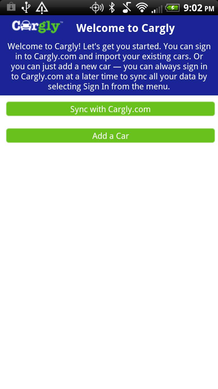 Cargly Screen 1