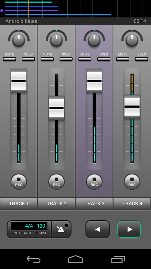    J4T Multitrack Recorder- screenshot  