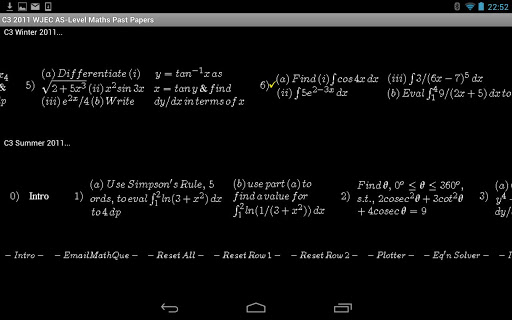 【免費教育App】C3 WJEC 2011 Past Papers-APP點子