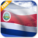 3D Costa Rica Flag mobile app icon