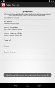 Reboot recovery(root) Screenshots 3