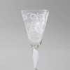Wine glass with a portrait of King William III