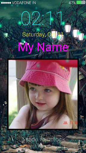 My Name Lock Screen