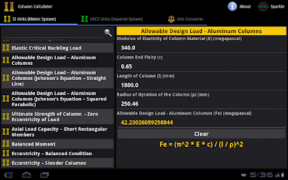 Column Calculator Tablet poster 7