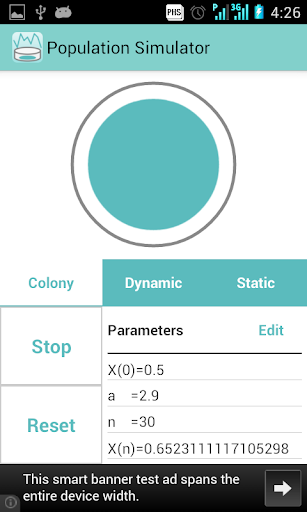 PopulationSimulatorLogisticMap