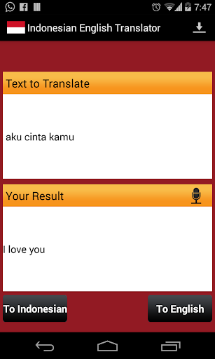 【免費書籍App】Indonesian english translator-APP點子