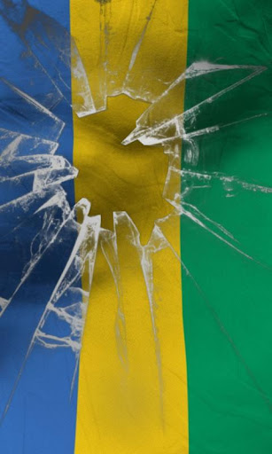 Gabon flag live wallpaper Free