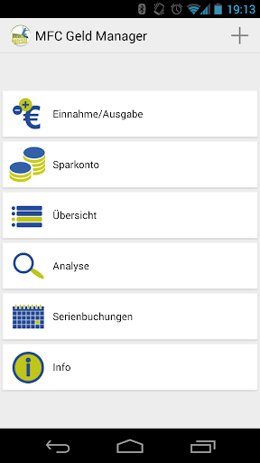 MFC Geldmanager- Die Finanzapp