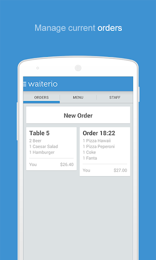 Waiter POS Restaurant POS Bar