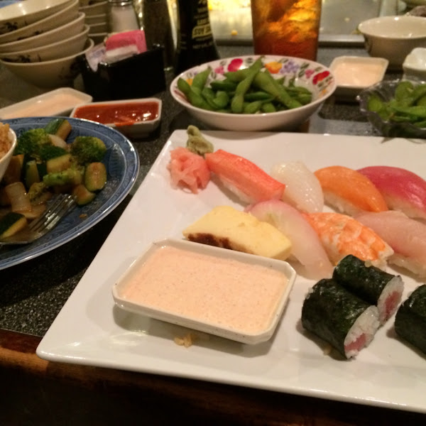Gluten-Free Sushi at Nakato Japanese Steakhouse