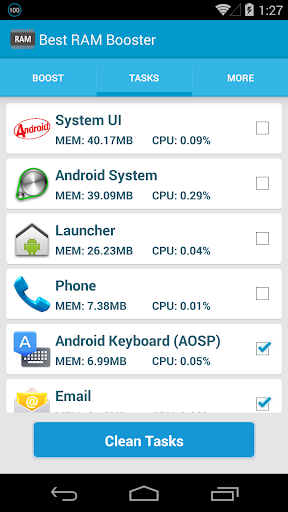 Best RAM Booster Free Cleaner