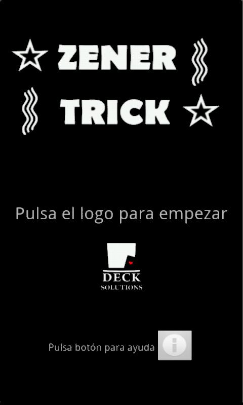 Android application Zener Magic Trick screenshort