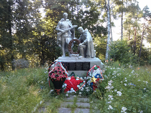 Memorial to the fallen russian