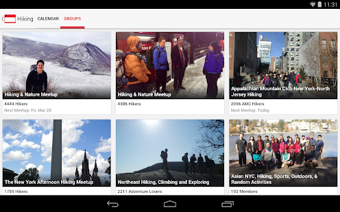 Meetup - screenshot thumbnail