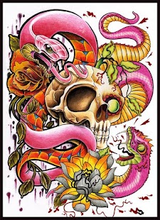 download Snake Tattoo Design Wallpaper free