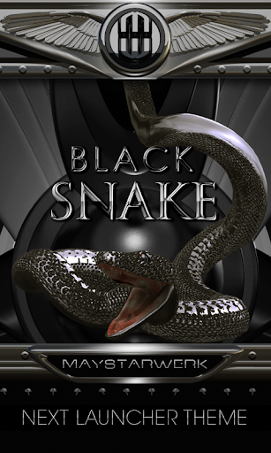 blacksnake Next Launcher Theme