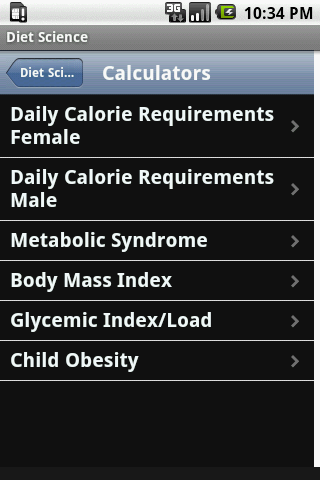 Diet Science Screen 3