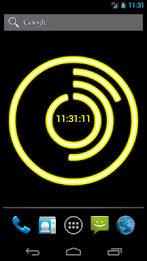 Neon Clock Live Pro Wallpaper poster 13