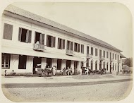 Handelshuizen te Batavia aan Pasar Pisang