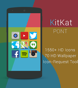Lastest Apex/Nova - KitKat Pont Icons APK