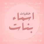 Cover Image of Herunterladen خلفيات أسماء بنات 1.0 APK