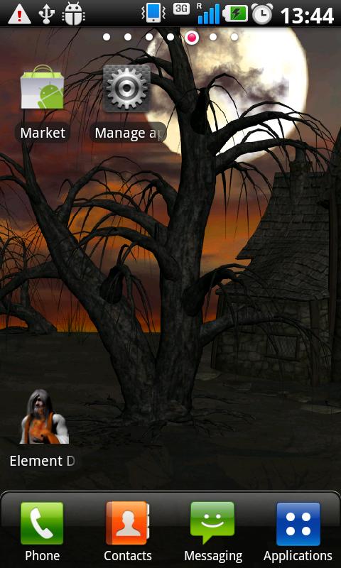 Android application Halloween Live WP (DonateVers) screenshort