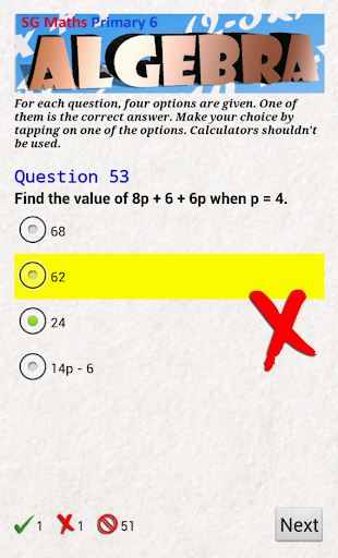 SG Maths Primary 6 Algebra