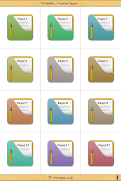 11+ Maths Practice Papers poster 9