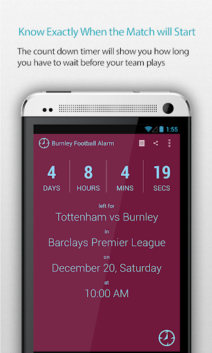 Burnley Football Alarm