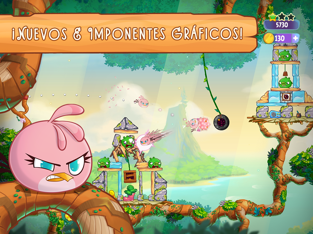 Angry Birds Stella - screenshot