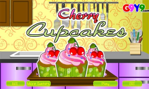 cherry cupcake cooking games