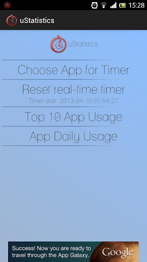uStatistics - App Usage Timer