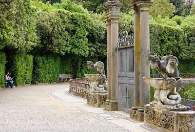 Boboli Gardens in Florence, Italy.