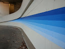 Blue Rainbow Mural