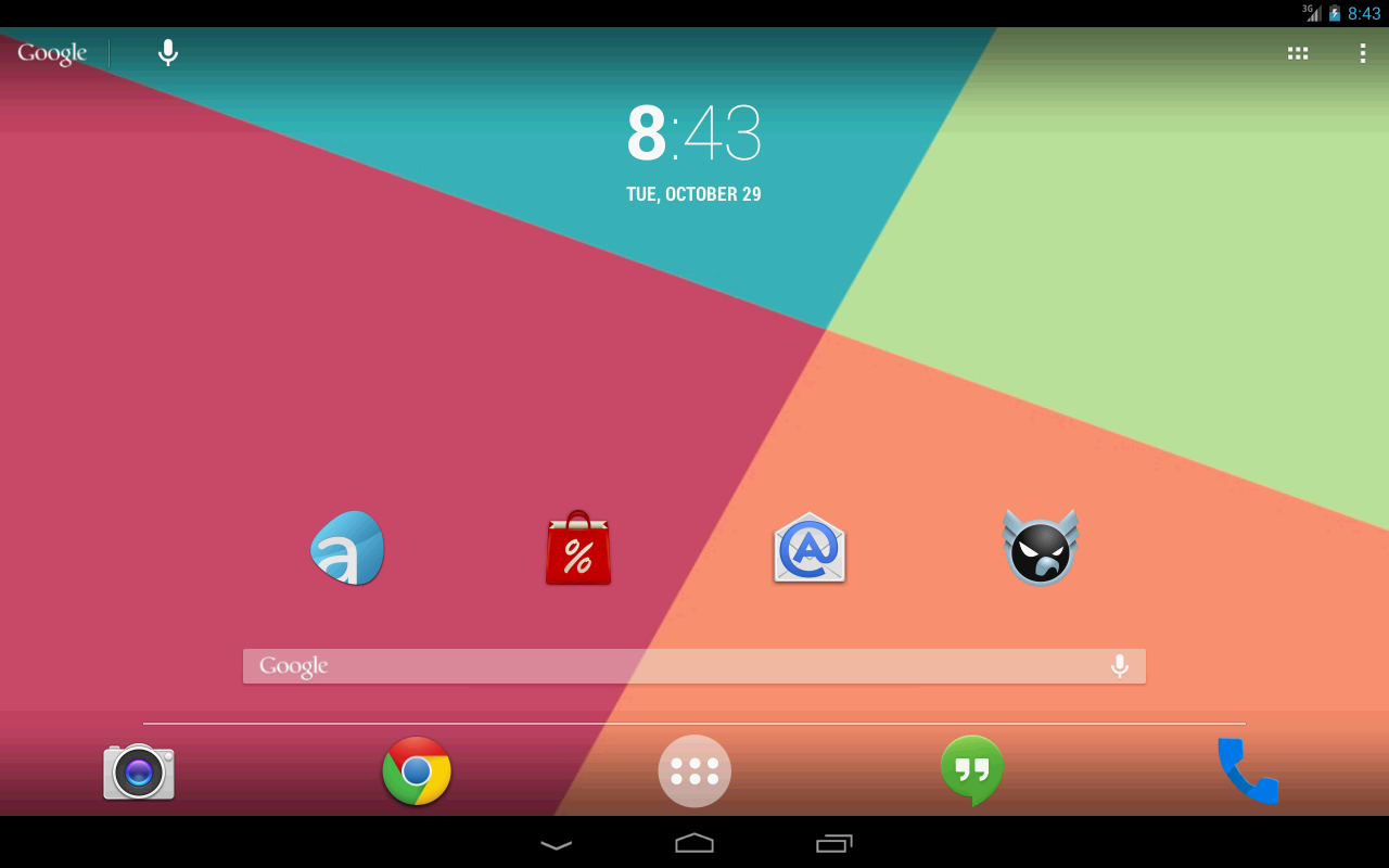 Android 4.4 Kitkat Theme - screenshot