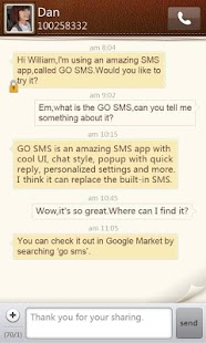 Lastest GO SMS Pro SimplePaper theme APK