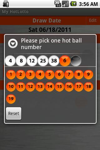 HotLotto Screen 2